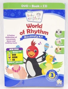 NIP Disney Baby Einstein World of Rhythm Discovery Kit DVD Set | DVD, Book, CD - Picture 1 of 3