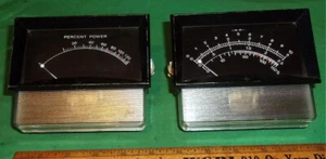 (2) Vintage API Mod. 502 Medidores Analógicos 100uA Escala Completa ¡Limpios! ¡Funcionando! (años 70) - Imagen 1 de 13