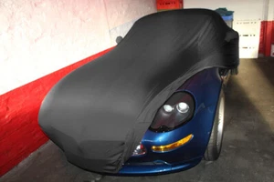 Vollgarage Car-Cover Schutzdecke Indoor Schwarz mit Spiegeltaschen für BMW Z8 - Picture 1 of 2