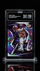 2019-20 Panini Revolution - Chinese New Year #14 LeBron James Lakers ๐ TAG 10 - Picture 1 of 2