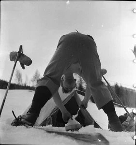 Chasseurs Alpins c. 1935 - Campeur Savoie - Négatif 6x6 - Ch A 1 - Picture 1 of 1