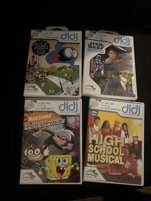 LeapFrog Didj android invasion, high school musical Star Wars MFostersHome 4 Lot - Image 1 of 4