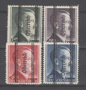 Austria 1945 Mi 693II-696II Grazer overprints ('Osterreich' 16mm) signed and MNH - Picture 1 of 2