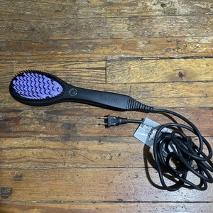 Dafni Spazzola Ceramica Lisciante Capelli DH1.0B 120v-60hz Nero Viola - Foto 1 di 4