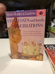 1963 Better Homes & Gardens Birthdays & Family Celebrations Hardcover Book - Picture 1 of 9