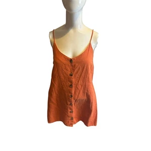 Top/vestido para mujer Timing mezcla de lino talla M correas de espagueti ajustables - Imagen 1 de 7