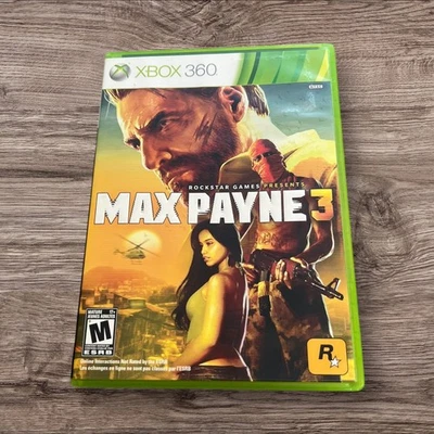 Max Payne 3 (Microsoft Xbox 360, 2012) CIB Completo 2 Discos - En muy buen estado+ Foto 1 de 4