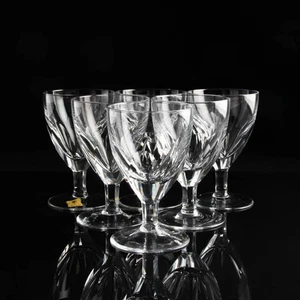 Kristall Glas Livellara 3380 Cutted Wasser / Wein medium Glas Set von 6 vintage - Picture 1 of 6