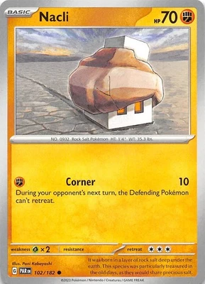 Nacli 102/182 SV04: Paradox Rift Pokemon 012084 - Image 1 of 2