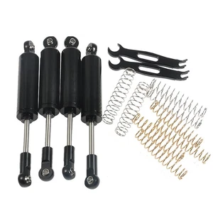 Amortiguador de resorte interno FLYXM 4x 100 mm para oruga 1/10 RC SCX10 D90 TRX4 - Imagen 1 de 6