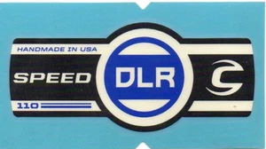 Cannondale Lefty Speed DLR 110 Band Decal/Sticker Black, white, blue - Picture 1 of 1