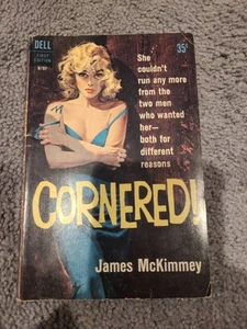 Cornered! by James McKimmey - Dell First Edition (1960) Vintage Paperback Erotic - Picture 1 of 4