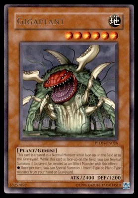 1996 Yu-Gi-Oh! Gigaplant #PTDN-EN026 Near Mint - Image 1 of 2