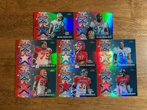 (8) 2002 Topps Chrome Pro Bowl Jersey Cards - Picture 1 of 5