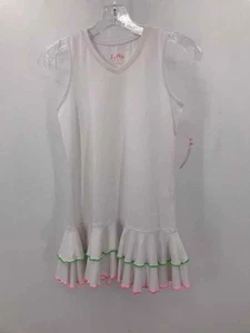 Pre-Owned Little Miss Tennis White Child Size Large Girl's Athletic Dress - Picture 1 of 3