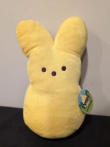 Peluche Just Born Peeps coniglietto giallo peluche Pasqua 10" 2014 nuovo - Foto 1 di 2