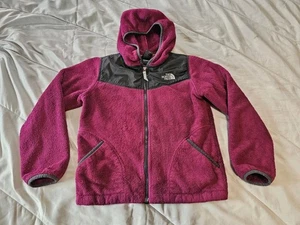 north face Denali hooded Fleece  jacket Girls  size M 10/12 - Picture 1 of 6