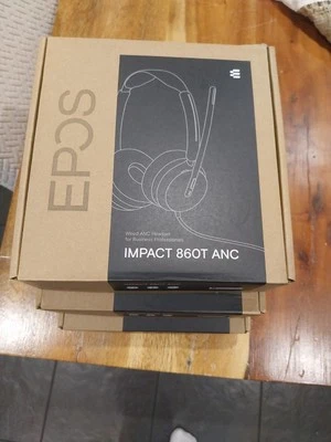 EPOS Impact 860T USB Wired Headset - Teams certified  ANC noise cancelling  - Image 1 of 4