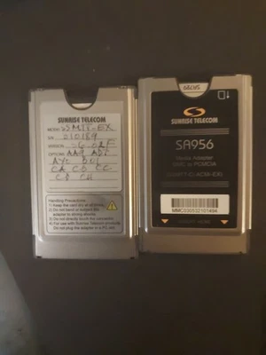 1 SUNRISE TELECOM SOFTWARE SA956 Media Adapter MMC to PCMCIA W/ SA729 256MB SD - Image 1 of 3