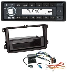 Continental MP3 AUX USB DAB 1DIN Autoradio für Skoda Praktik / Superb / Yeti - Bild 1 von 9