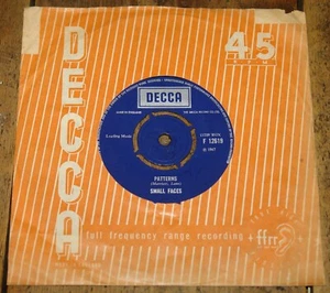 SMALL FACES ~ E TOO D b/w PATTERNS ~ UK DECCA 7" NEAR MINT - Picture 1 of 4
