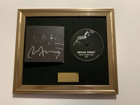 SIGNED/AUTOGRAPHED BRYAN FERRY - ROYAL ALBERT HALL 2020 FRAMED CD PRESENTATION Cover