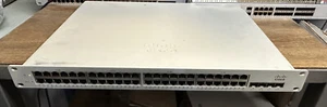 Cisco Meraki MS220-48LP 48 Ports GBE PoE SFP+ Switch - Picture 1 of 6