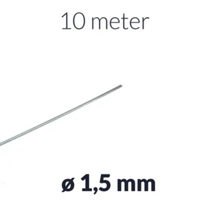 10m x Bowdenzugseil Innenzug ø1,5 mm für Moped, Motorrad - Seilzug Meterware - Bild 1 von 1