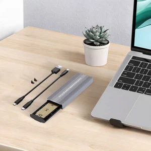 USB3.2 To M.2 NVME SSD Case 10Gbps PCIe 6Gbps SATA Box (A-C Cable C-C Cable) - Photo 1/8