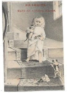 DE LEON'S GENUINE FLORIDA WATER VICTORIAN TRADE CARD-NORTHAMPTON, MASS. - Picture 1 of 2
