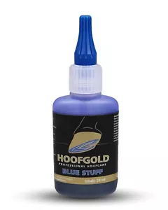 HOOFGOLD BlueStuff 50 ml producto para el cuidado de los cascos pudredumbre por chorro gel fijación por chorro caballo - Imagen 1 de 11