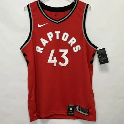 Toronto Raptor Pascal Siakam Nike Icon Wingman Game Jersey Basketball Size 52 XL - Image 1 of 4