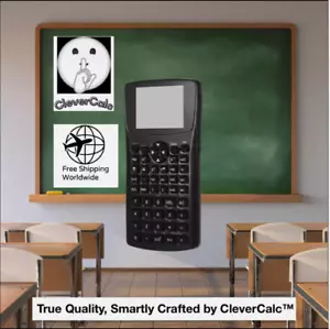 Cheating Calculator w/File Storage For Exams Privacy Screen w/Emergency Button! - Picture 1 of 6