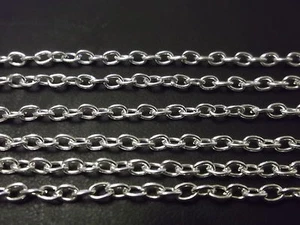 (Buy 4 Get FREE Post) 2 Metres Continuous Length of Craft Open Link Cable Chain - Picture 1 of 6
