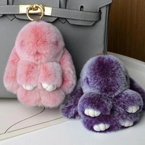 Plush Bunny Pendant Install Rabbit Jewelry Plush Toy Bag Accessory Keychain NEW - Picture 1 of 16