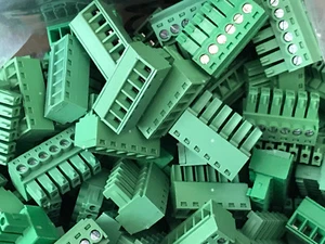 50pcs X  EC350V-06P  DINKLE  6 Position Terminal Block -  PLUG 6 WAY - Picture 1 of 2