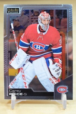 2020-21 Upper Deck OPC Platinum Base #9 Carey Price - Montreal Canadiens - Image 1 of 2