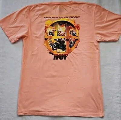 Camisa HUF Para Hombre Mediana Cinematográfica Skateboarding Streetwear Camiseta Gráfica Cuello Redondo  Foto 1 de 4