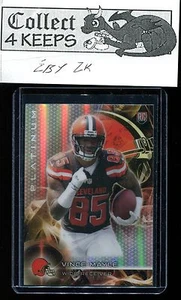 2015 Topps Platinum Rookie #116 Vince Mayle RC (Cleveland Browns) - Foto 1 di 2