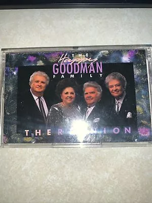 THE HAPPY GOODMAN FAMILY Reunion Cassette Tape Christian Music 1990 vintage - Image 1 of 2