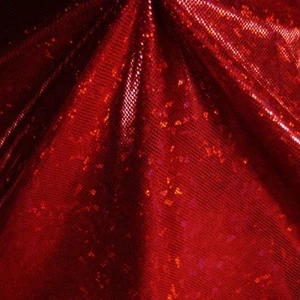TELA SPANDEX HOLOGRAMA METÁLICO ROJO - Imagen 1 de 1