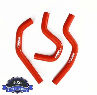 Red Radiator Hose for Honda CR80 CR 80R CR 80 RB 1998-2002&CR85R CR85RB 03-08 Foto 1 de 4
