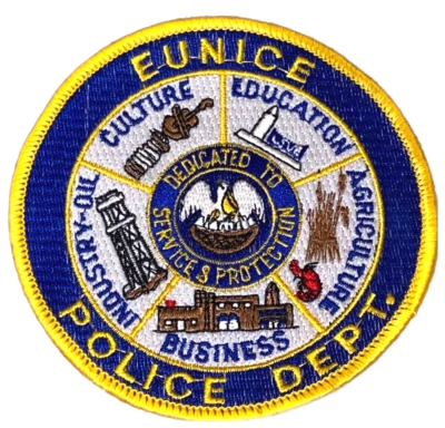 PARCHE Redondo EUNICE LA Louisianna Departamento de Policía Foto 1 de 3