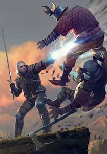 Poster The Witcher 3 Aard stampa giclée art 27x19 SOLO LIMITATO 50 - Foto 1 di 1