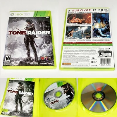 Tomb Raider Xbox 360 Video Game Complete Square Enix Action Adventure Survival - Image 1 of 4