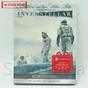 NEW SEALED Interstellar Blu-Ray Slip Case Repackage 4K UHD 3 Disc - Imagen 1 de 7