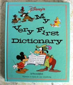 Vintage Disney's My Very First Dictionary EXCELLENT HC Abrams 1989 - Bild 1 von 11