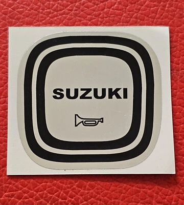 SUZUKI LJ80 SAMURAI STEERING WHEELS HORN BUTTON STICKER EMBLEM BADGE - Image 1 of 4