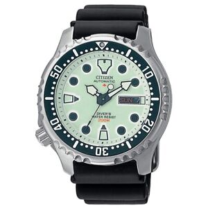 Citizen Watch Promaster Diver Automatic 200 mt Lime Dial silicon NY0040-09W