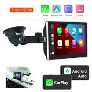 Portable Wireless Apple CarPlay Android Auto Car Stereo 7Inch Touch Screen Radio - Picture 1 of 12
